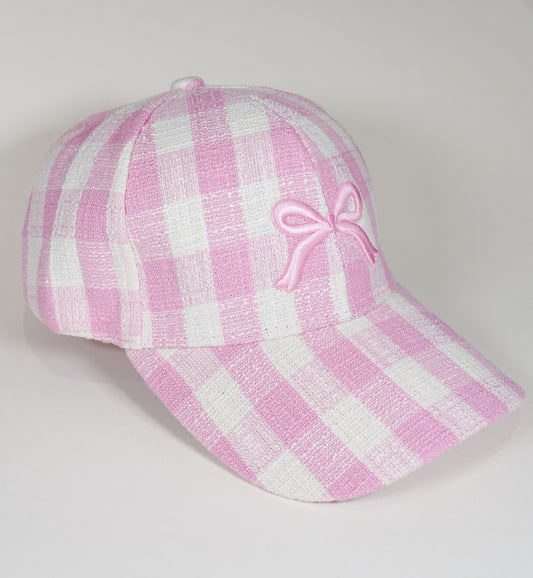 H24065 Bowcore Checkered Baseball Cap